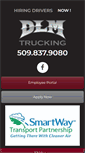 Mobile Screenshot of dlmtrucking.com